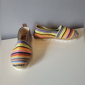Penelope Chilvers Anthropologie Rainbow Espadrilles, VGUC, Size 37